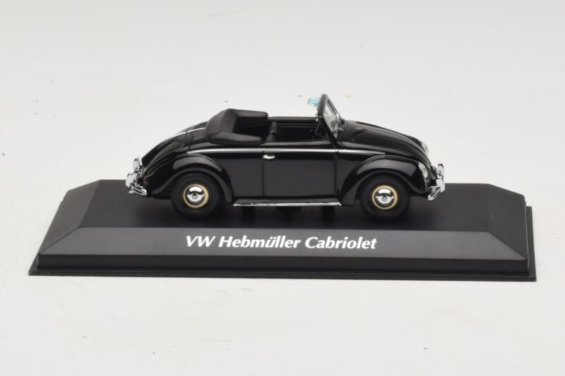 Volkswagen Hebmuller Cabriolet Sort Maxichamps 1:43 Volkswagen Hebmuller Cabriolet Sort Maxichamps 1:43 940052130 Metal