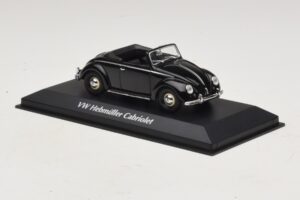 Volkswagen Hebmuller Cabriolet Sort Maxichamps 1:43 940052130 Metal — billede 3 af 5
