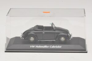 Volkswagen Hebmuller Cabriolet Sort Maxichamps 1:43 940052130 Metal — billede 4 af 5