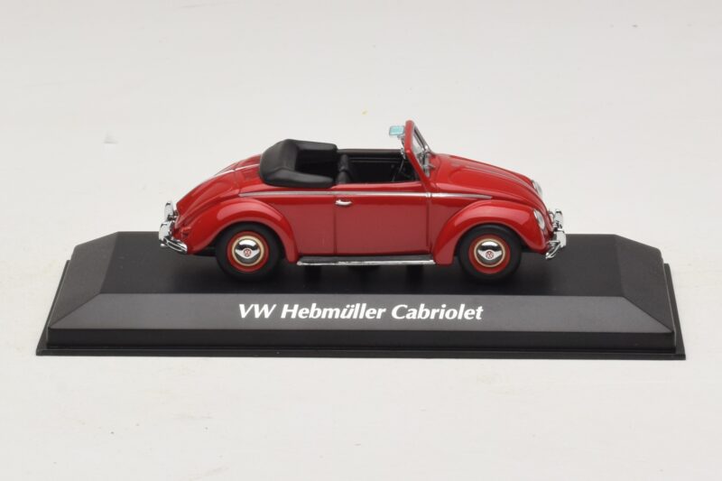 Volkswagen Hebmuller Cabriolet Rød Maxichamps 1:43 Volkswagen Hebmuller Cabriolet Rød Maxichamps 1:43 940052131 Metal