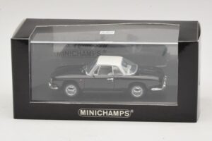 Volkswagen Karmann Ghia Sort med hvidt tag Minichamps 1:43 430050224 Metal — billede 5 af 5
