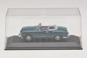 Volkswagen Karmann Ghia Cabriolet Mørkeblå Minichamps 1:43 GHIA001 Metal — billede 4 af 5