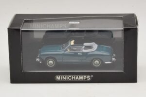 Volkswagen Karmann Ghia Cabriolet Mørkeblå Minichamps 1:43 GHIA001 Metal — billede 5 af 5