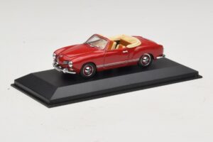Volkswagen Karmann Ghia Cabriolet Mørkerød Minichamps 1:43 5032 Metal — billede 2 af 5
