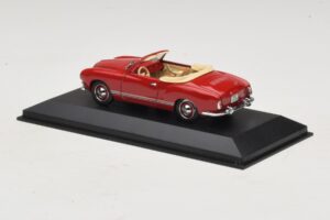 Volkswagen Karmann Ghia Cabriolet Mørkerød Minichamps 1:43 5032 Metal — billede 3 af 5