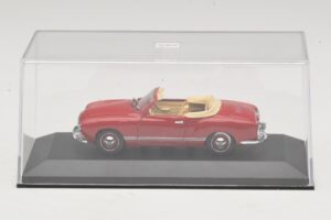 Volkswagen Karmann Ghia Cabriolet Mørkerød Minichamps 1:43 5032 Metal — billede 4 af 5
