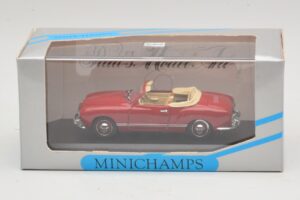 Volkswagen Karmann Ghia Cabriolet Mørkerød Minichamps 1:43 5032 Metal — billede 5 af 5