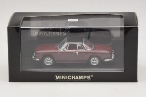 Volkswagen Karmann Ghia Rød Med Sort Tag Minichamps 1:43 GHIA002 Metal — billede 5 af 5
