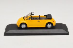 Volkswagen New Beetle Cabriolet Gul Minichamps 1:43 BEETLE002 Metal
