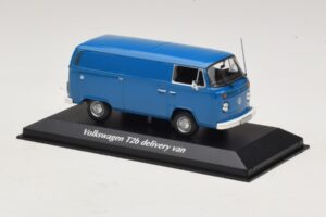 Volkswagen T2b Varevogn Blå Maxichamps 1:43 940053061 Metal — billede 3 af 5