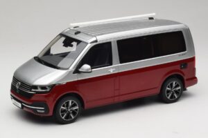 Volkswagen T6.1 California Ocean Tornado Red / Reflex Silver Otto 1:18 Volkswagen T6.1 California Ocean Tornado Red / Reflex Silver Otto 1:18 OT1342 Resin