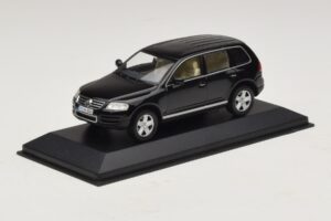 Volkswagen Touareg 7L Sort Minichamps 1:43 TOUAREG002 Metal — billede 2 af 5